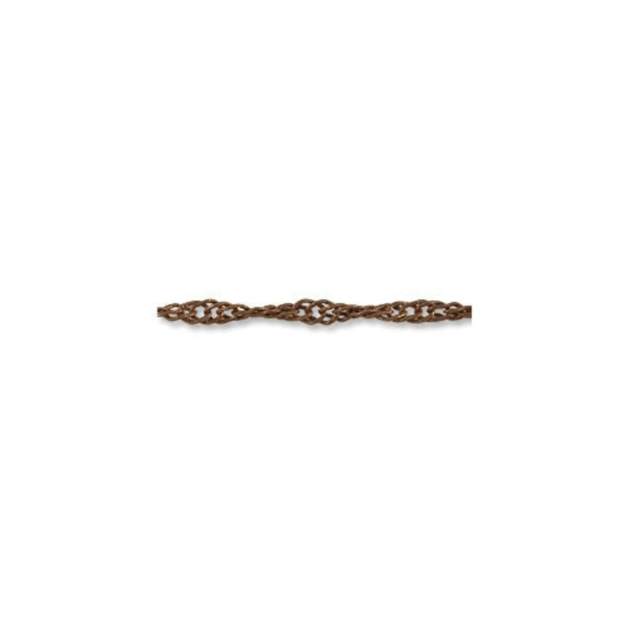 JewelrySupply Chain - Spiral 1mm Antique Copper Plated (Foot)